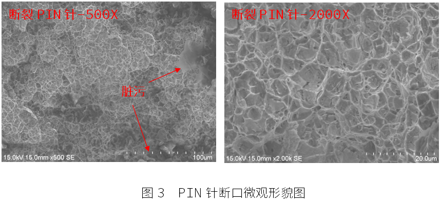 图3-PIN针断口微观形貌图